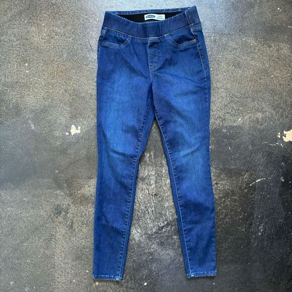 Old Navy Women's Medium Wash Rockstar Jeggings Built In Sculpt Jeans Blue Size 4 - Picture 1 of 11